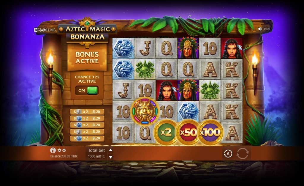 BGaming'in Aztec Magic Bonanza sürüm duyurusu