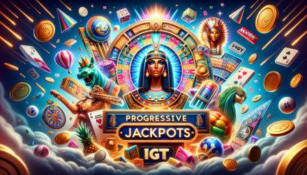 Slots IGT com jackpot progressivo