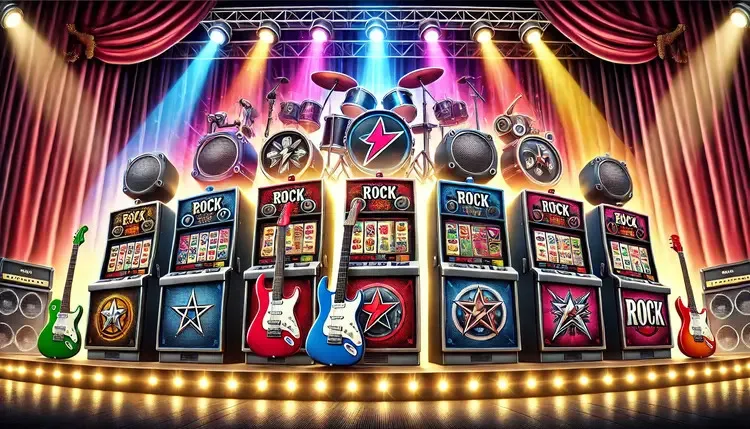 top rock themed slots